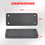 Low Profile Rubberized Handgun Mount